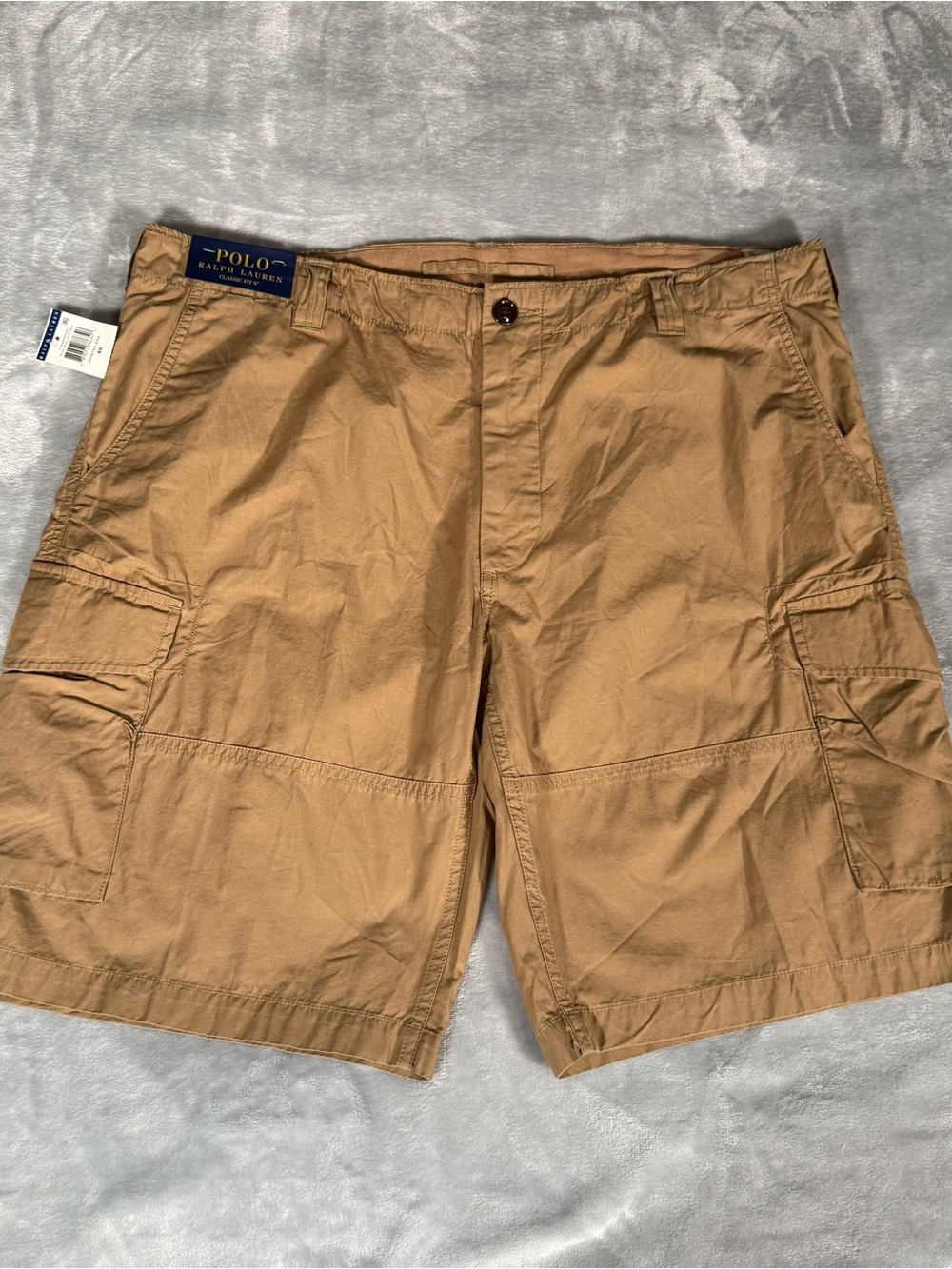 Polo Ralph Lauren Utility Canvas Shorts Mens 40 9” Montana Khaki New With Flaw